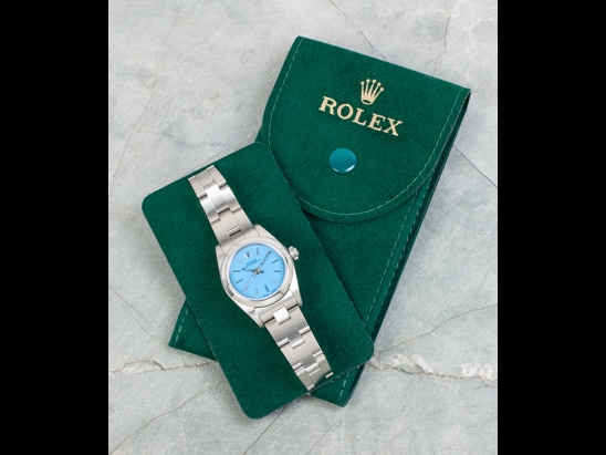 Ролекс (Rolex) Oyster Perpetual Lady 24 Tiffany Turchese Oyster Blue Hawaiian 76080